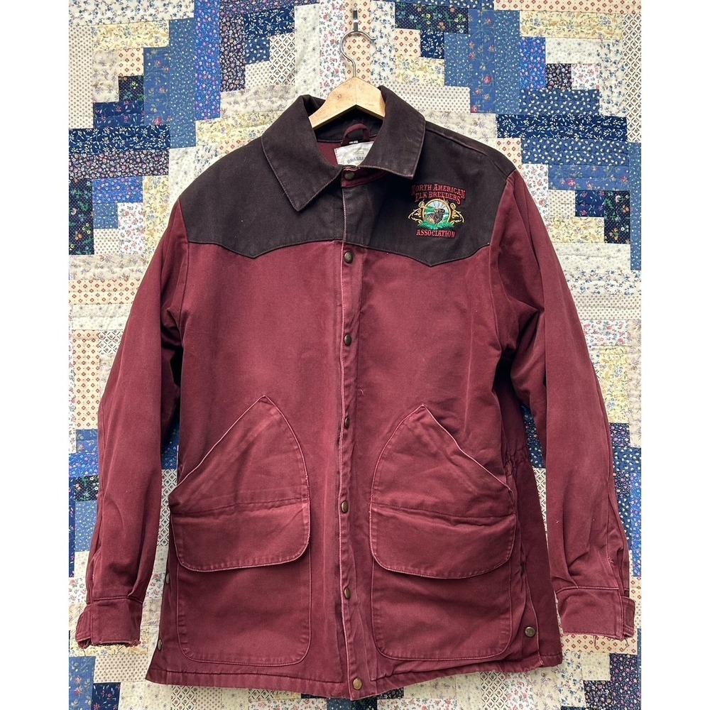Maroon Brassada Elk Breeders Association Jacket